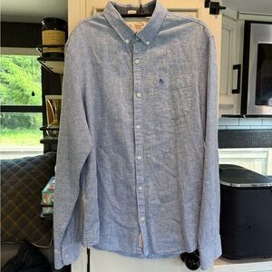 Original Penguin Blue Casual Button Down Shirt